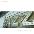 Custom stainless steel letters bulb front illuminated sign